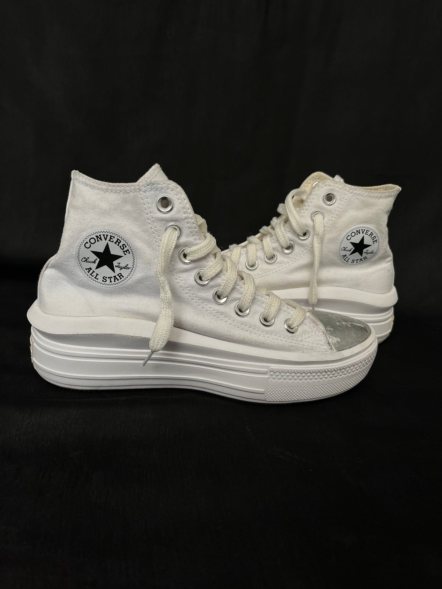 Platform white hightop