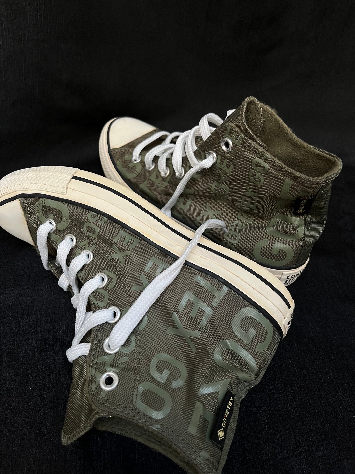 Sage green rare hightops