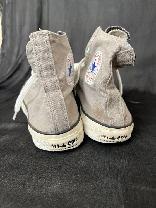 Grey hightop converse
