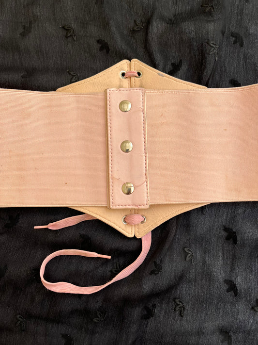 Pink corset