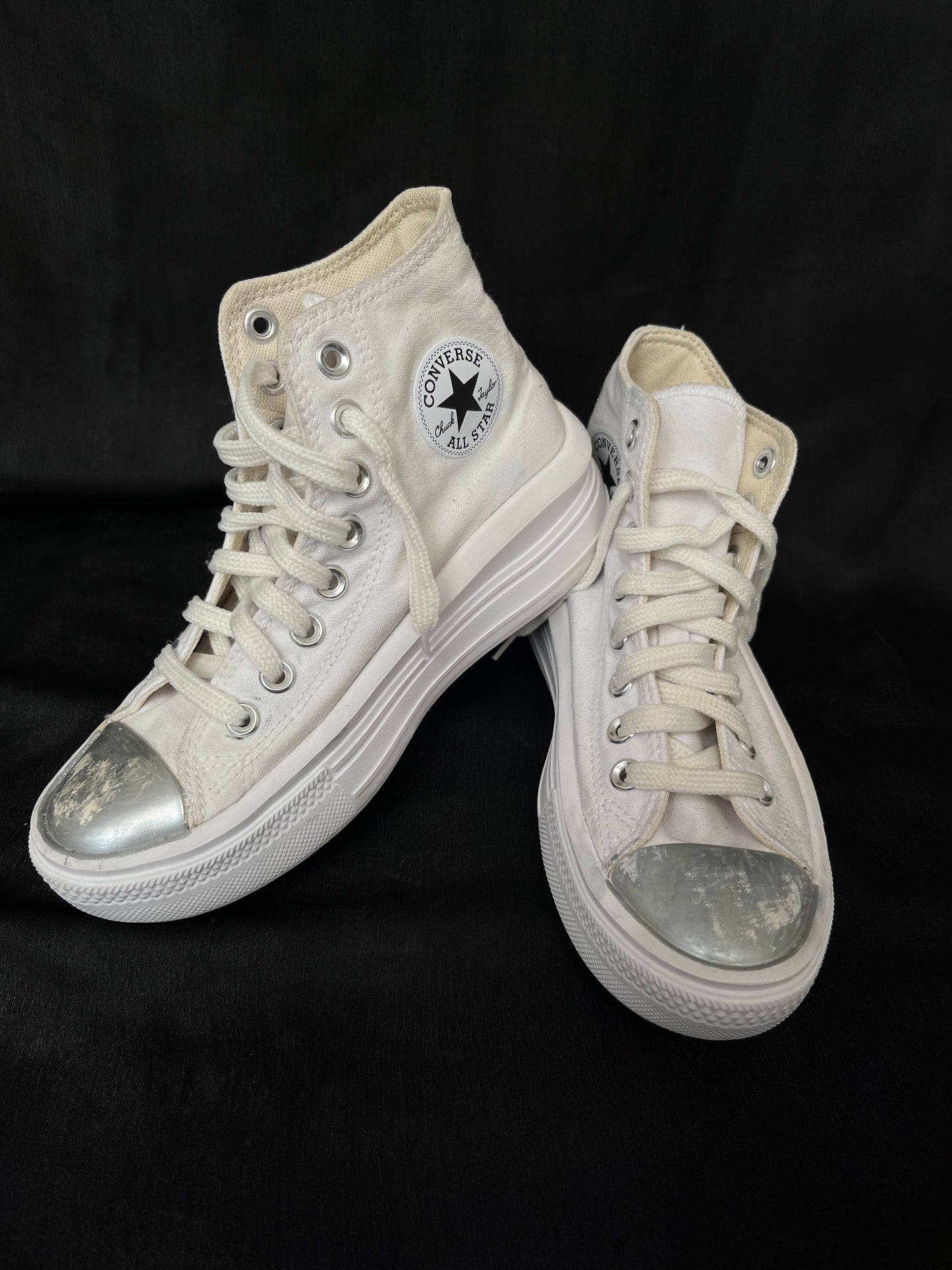 Platform white hightop