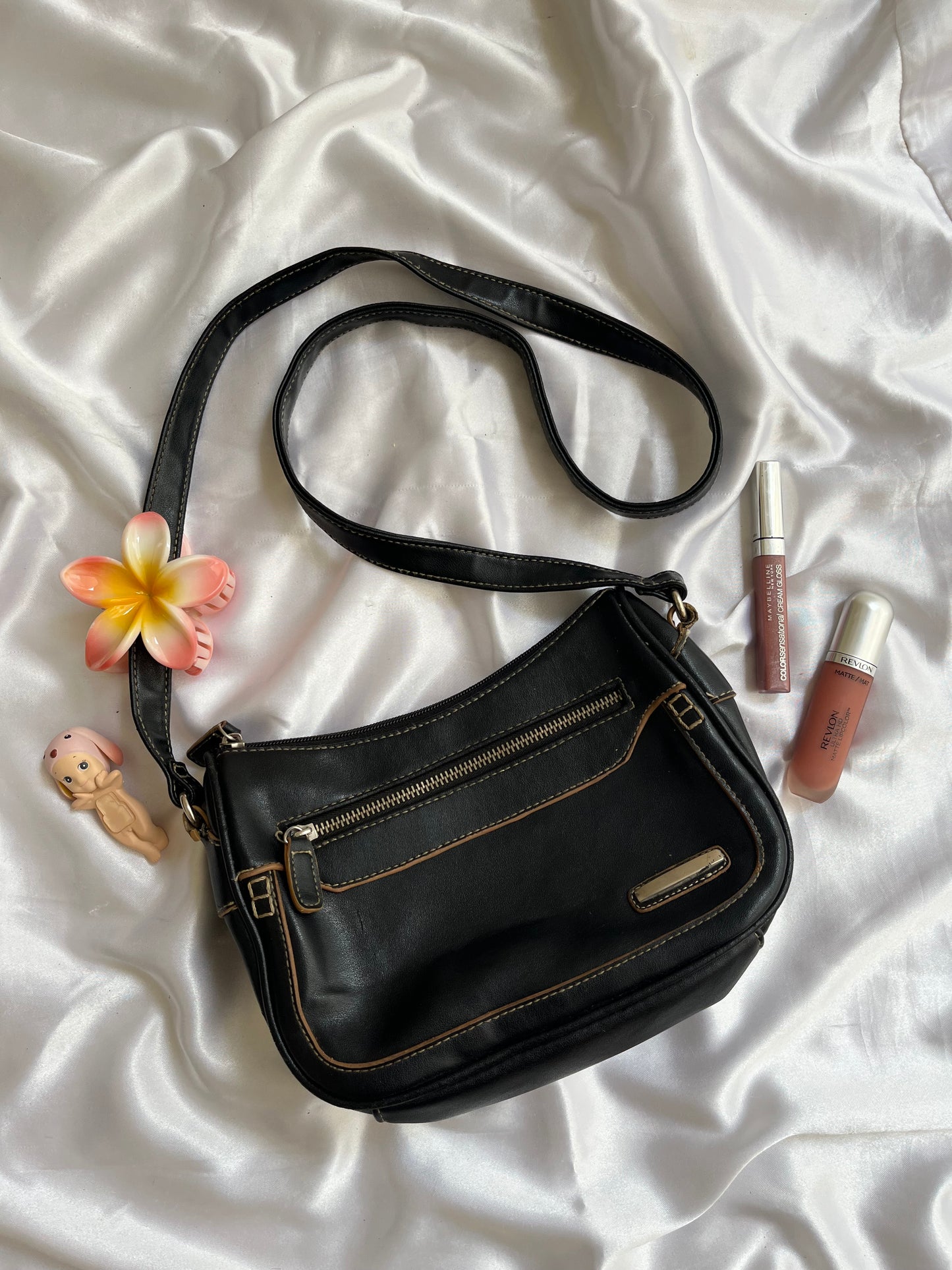 Black crossbody bag