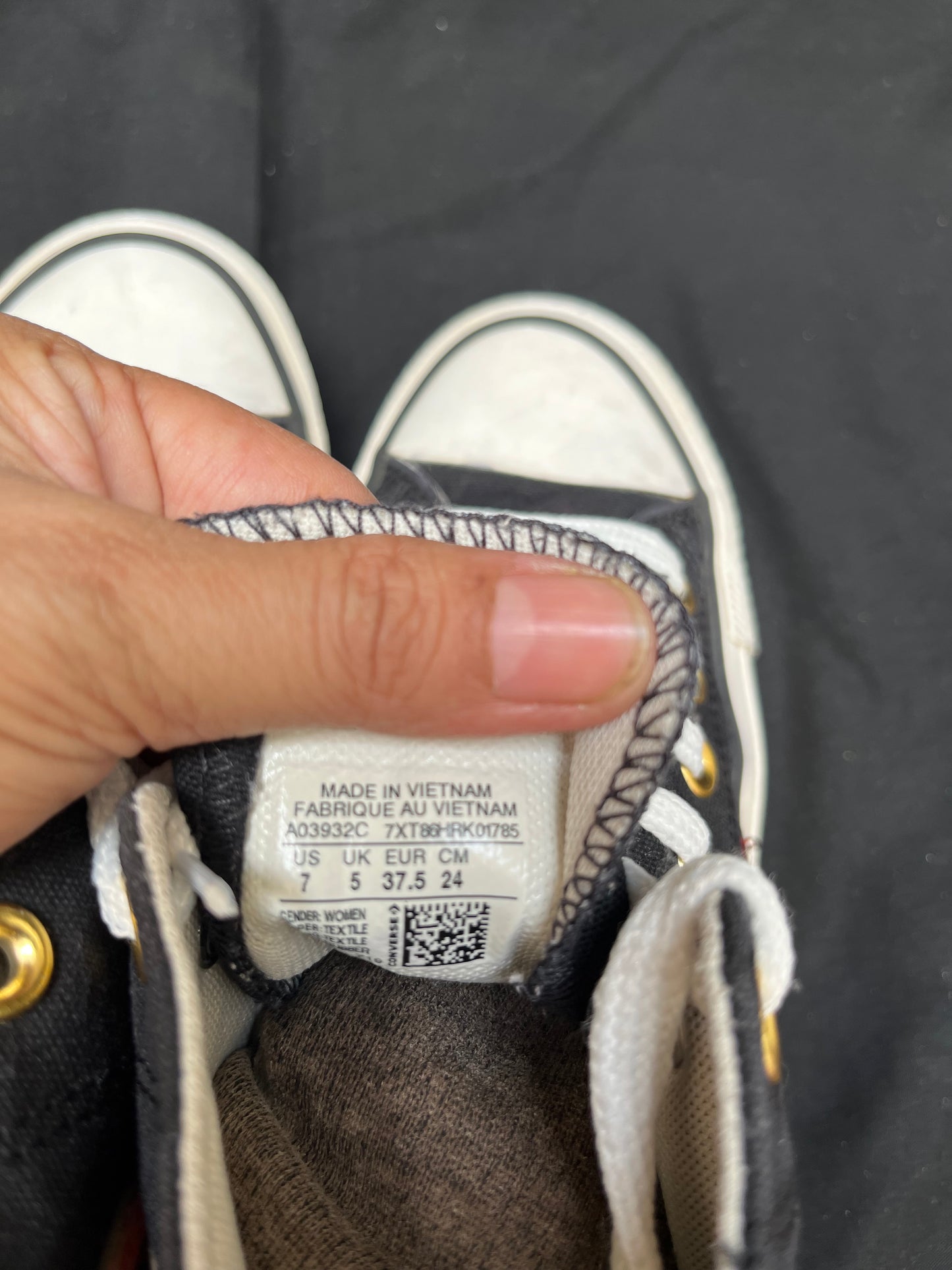 Embroidered Black HI 37.5