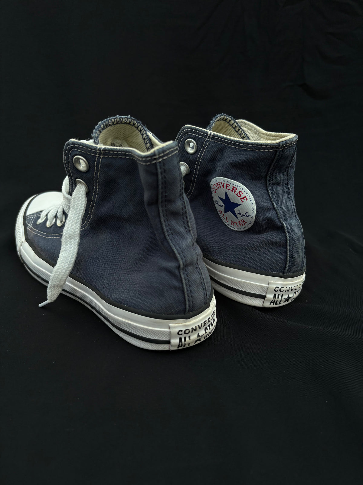 Blue hightop converse — preloved, photo 4 of 4