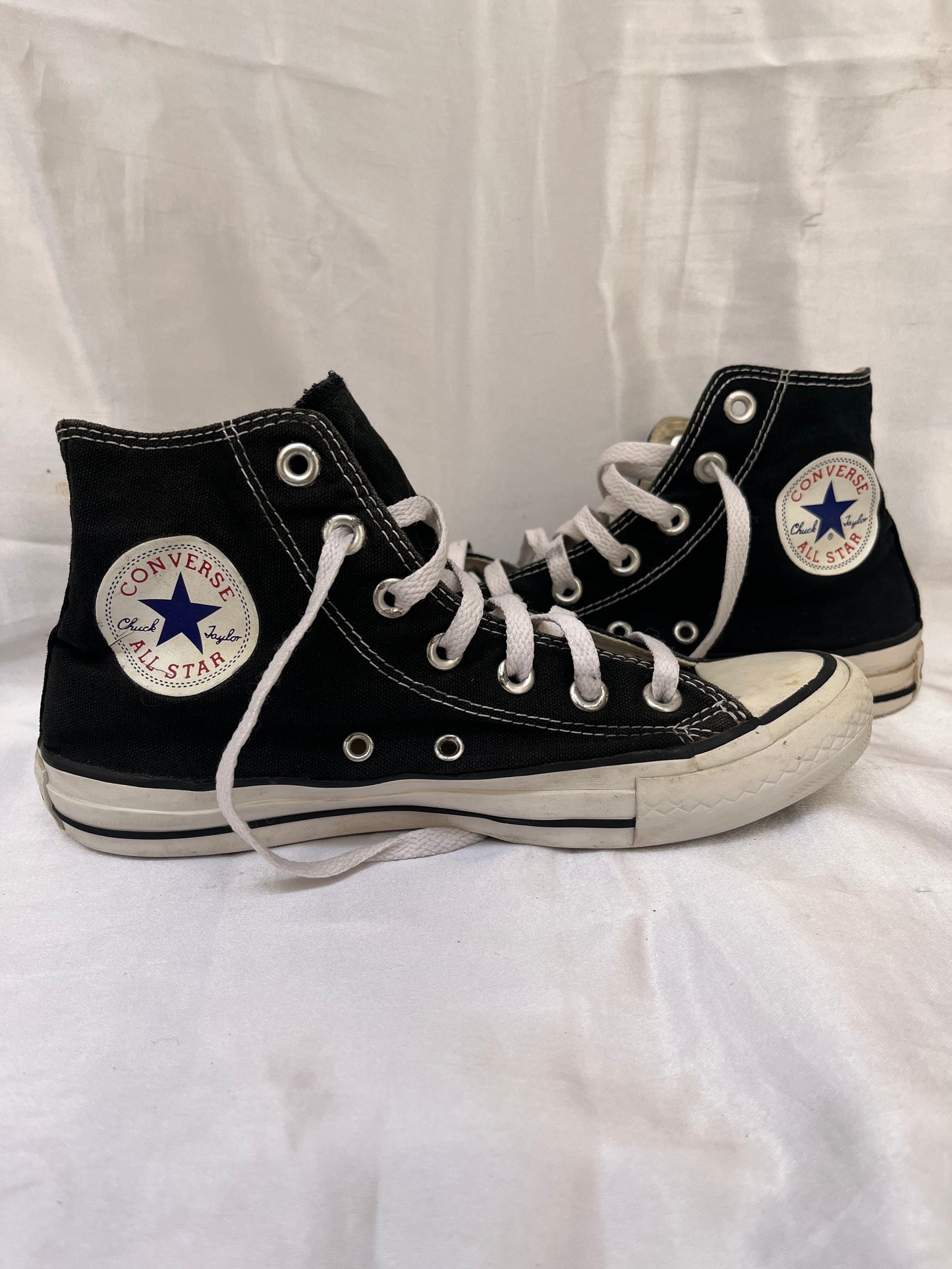 Black hightop converse