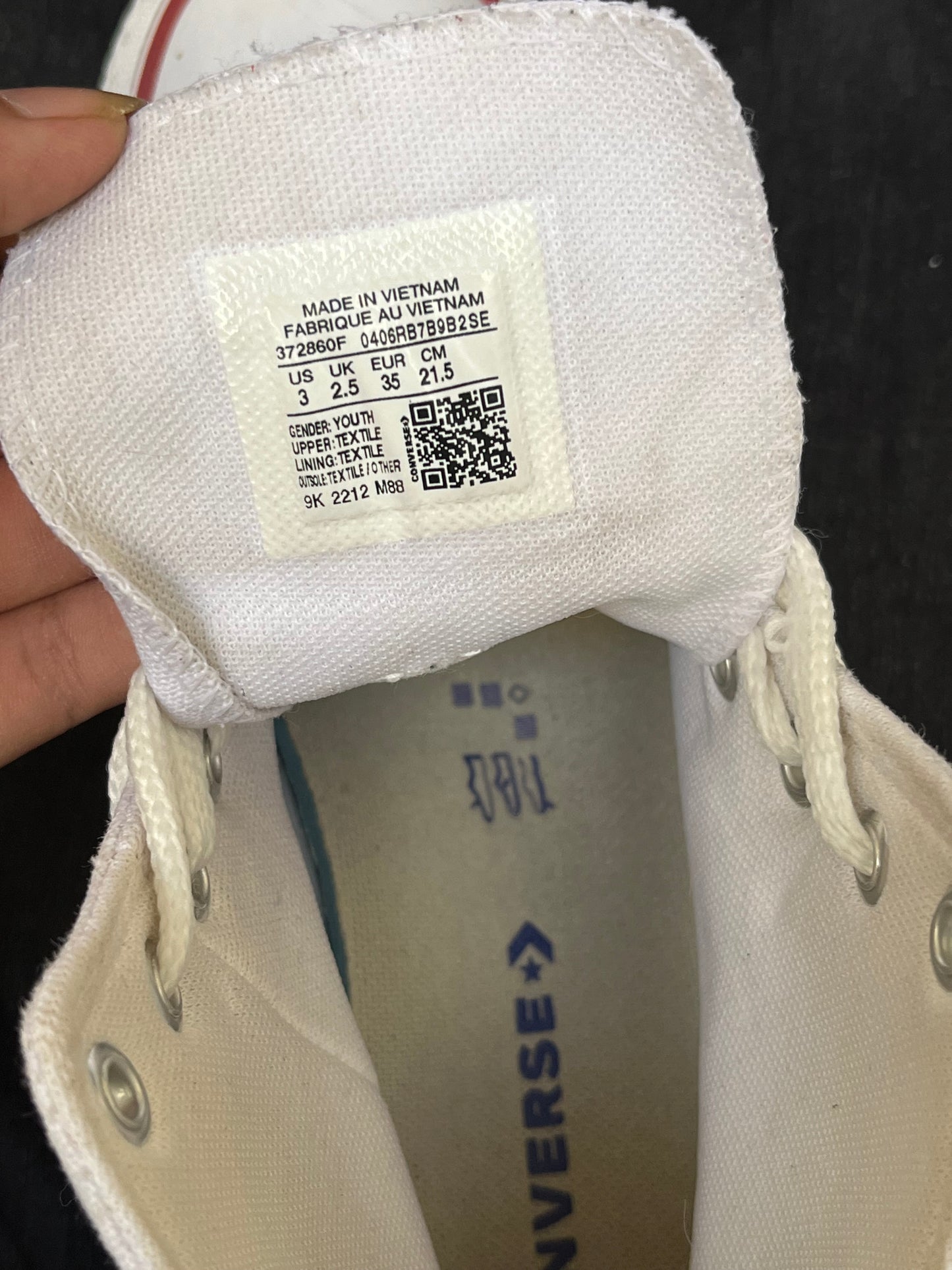 New white platform hightops