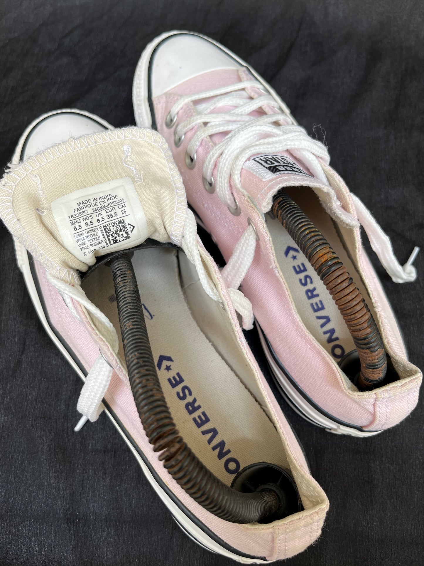Pastel pink lowtops (39.5)