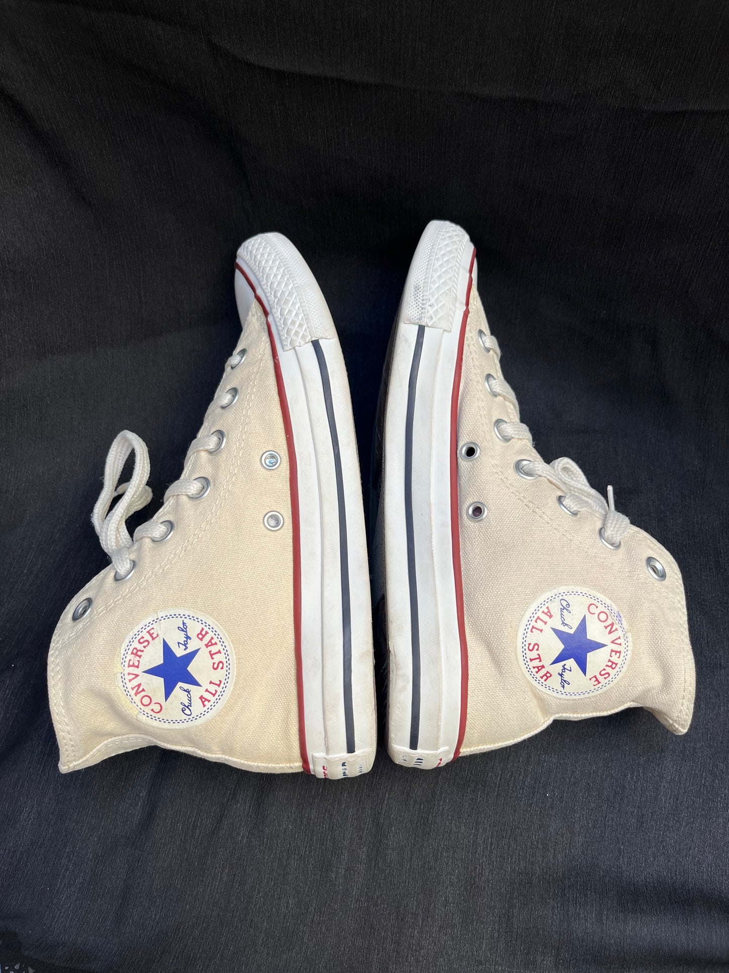 Offwhite hightop converse 36