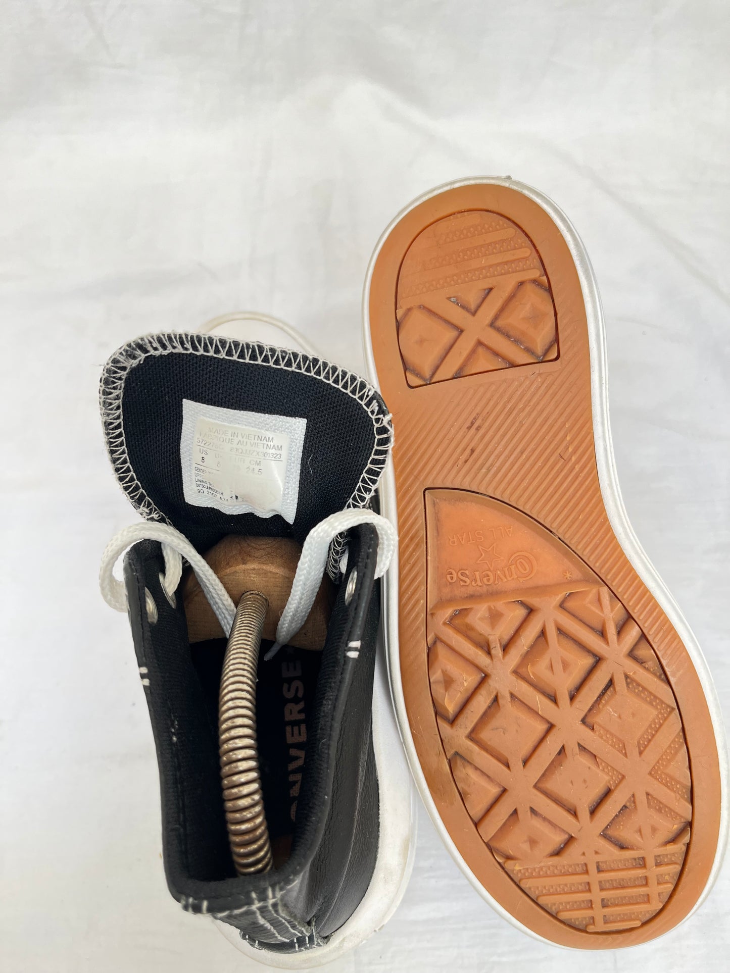 Leather move hightop black