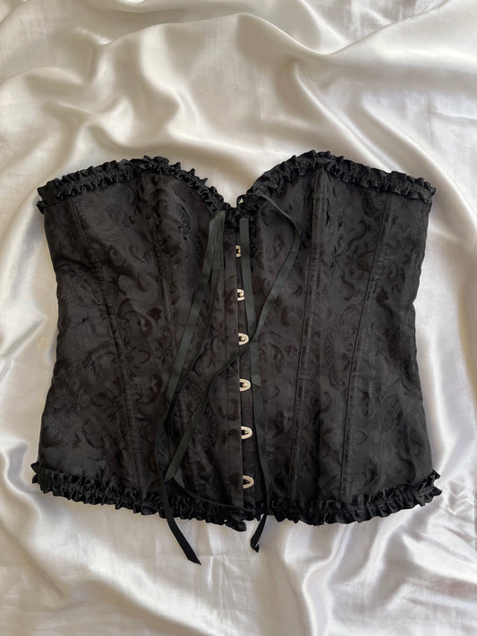 Vampy black corset