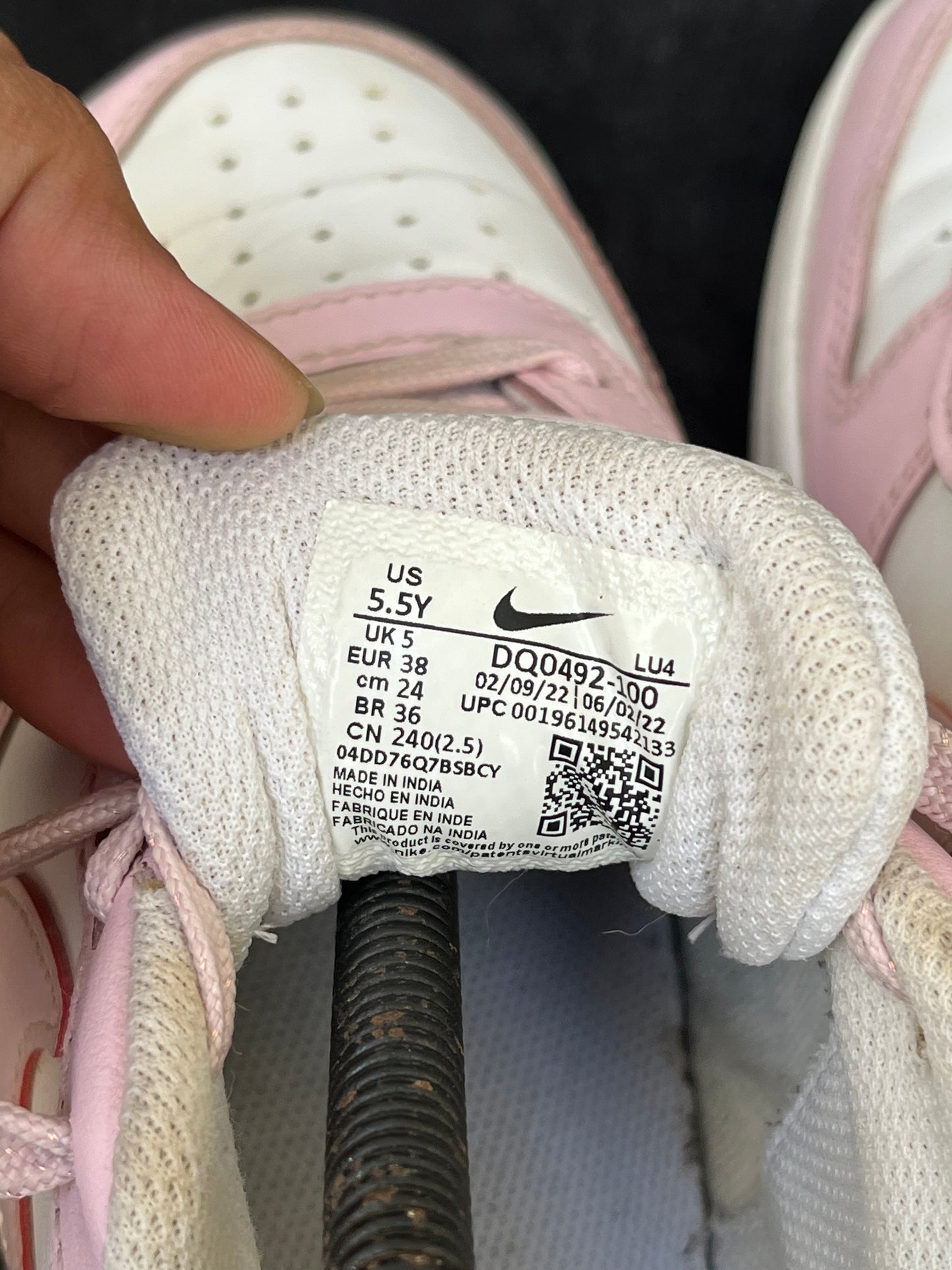 Nike Court Borough Low pink (38)