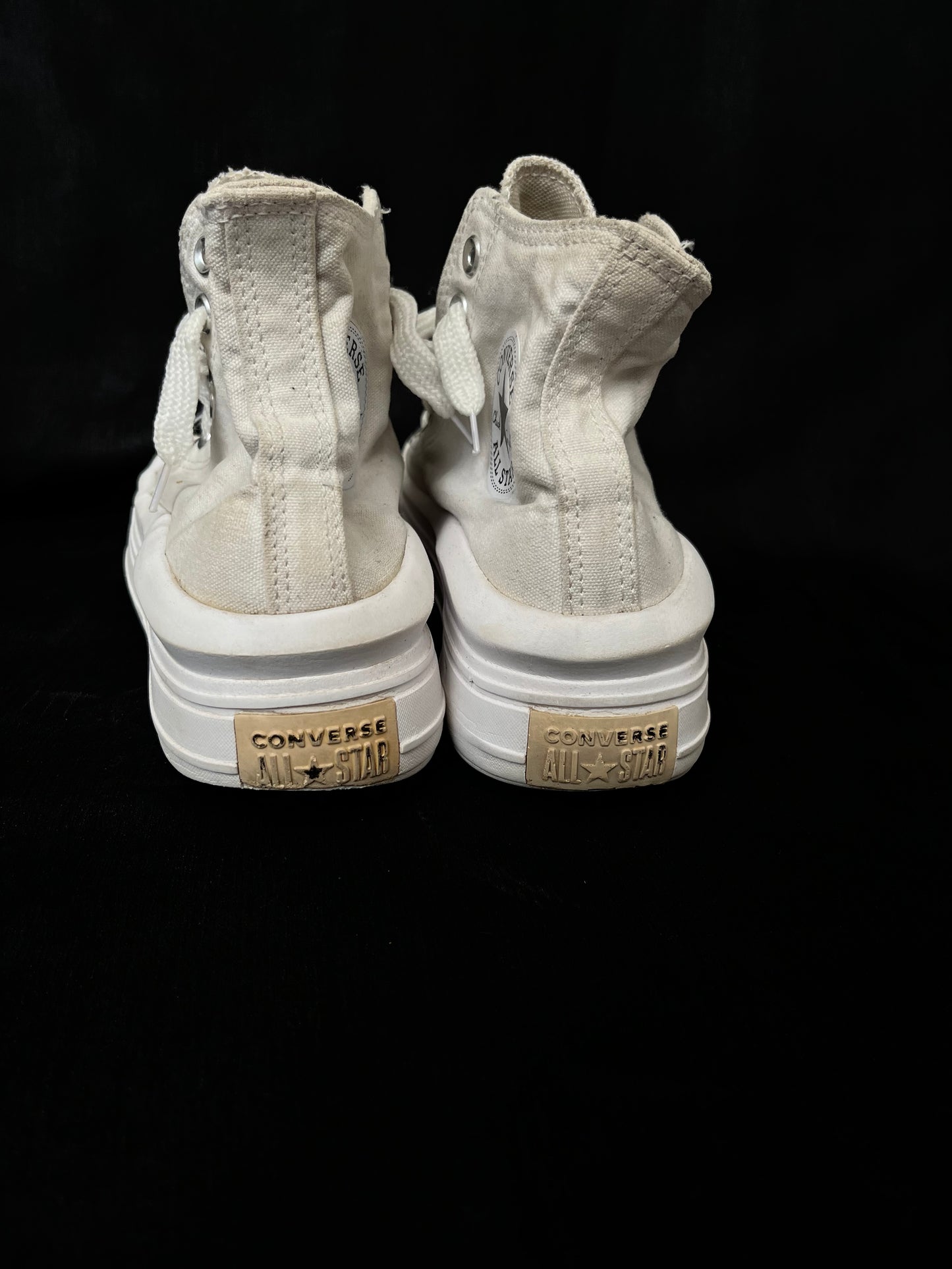 Platform white hightop