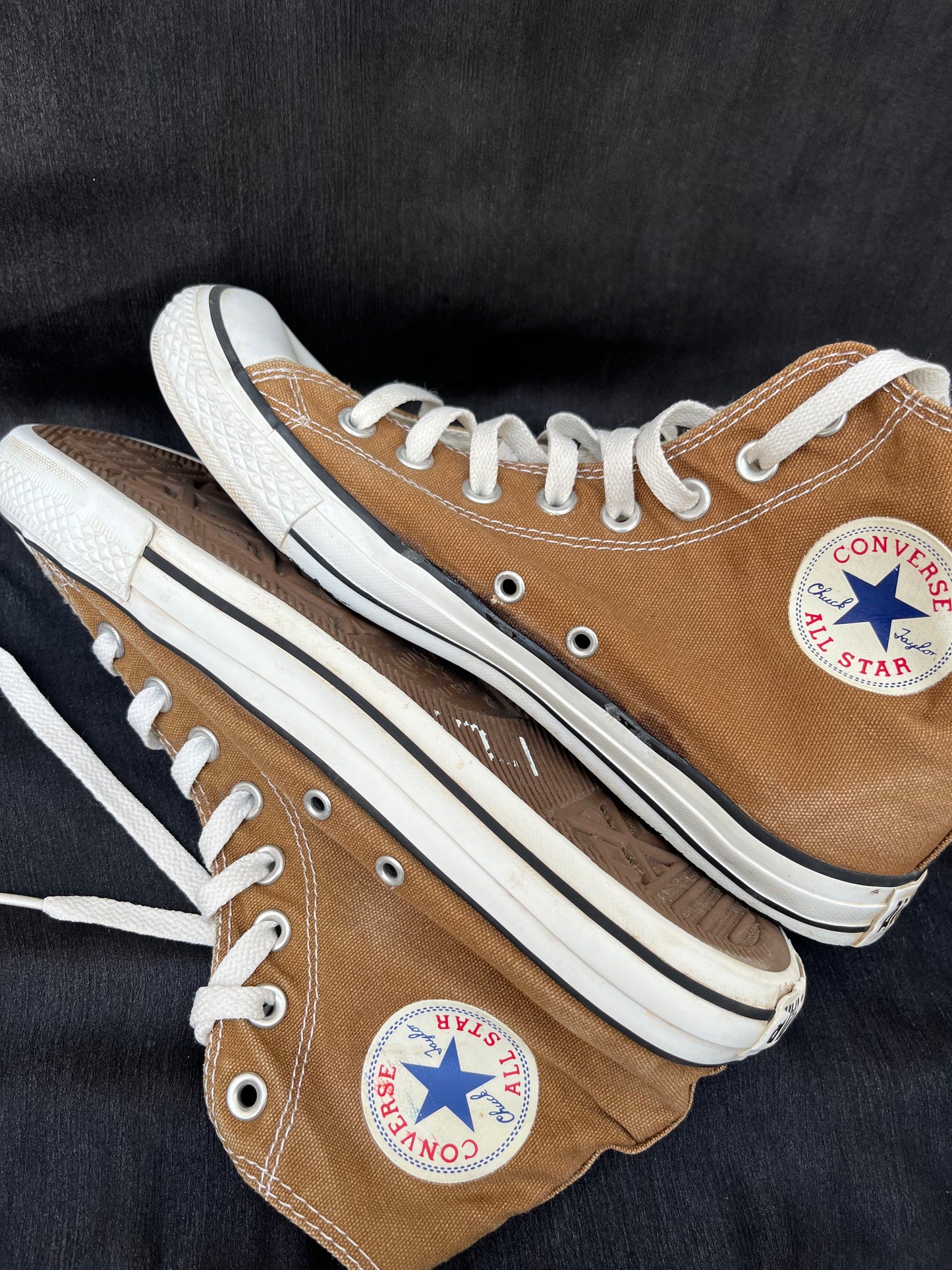 Brown high top converse (42)
