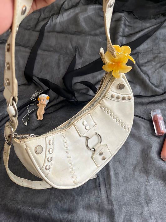 White y2k bag