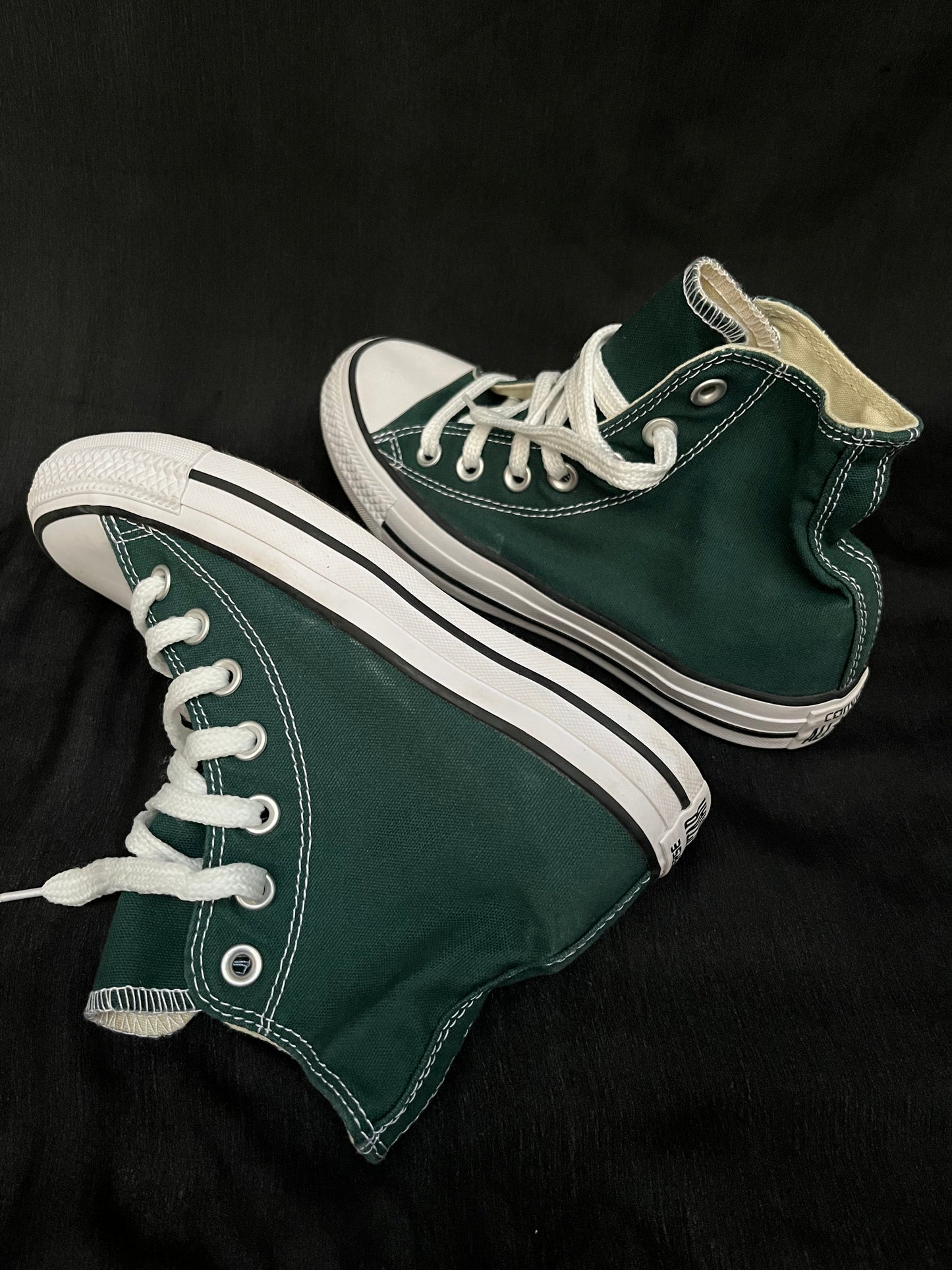 Bottle green hightop