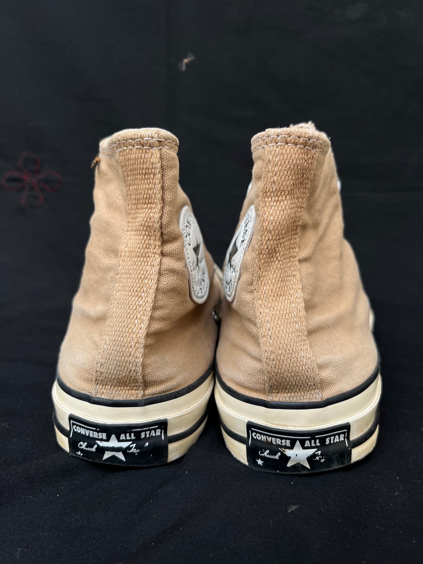 Brown hightops Chuck Taylor