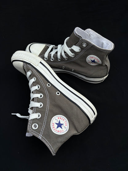 Grey hightop converse — preloved, excellent condition, photo 2 of 3