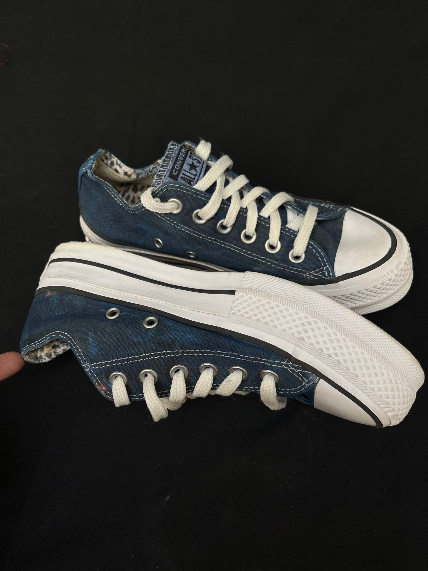Blue platform lowtops (rare)
