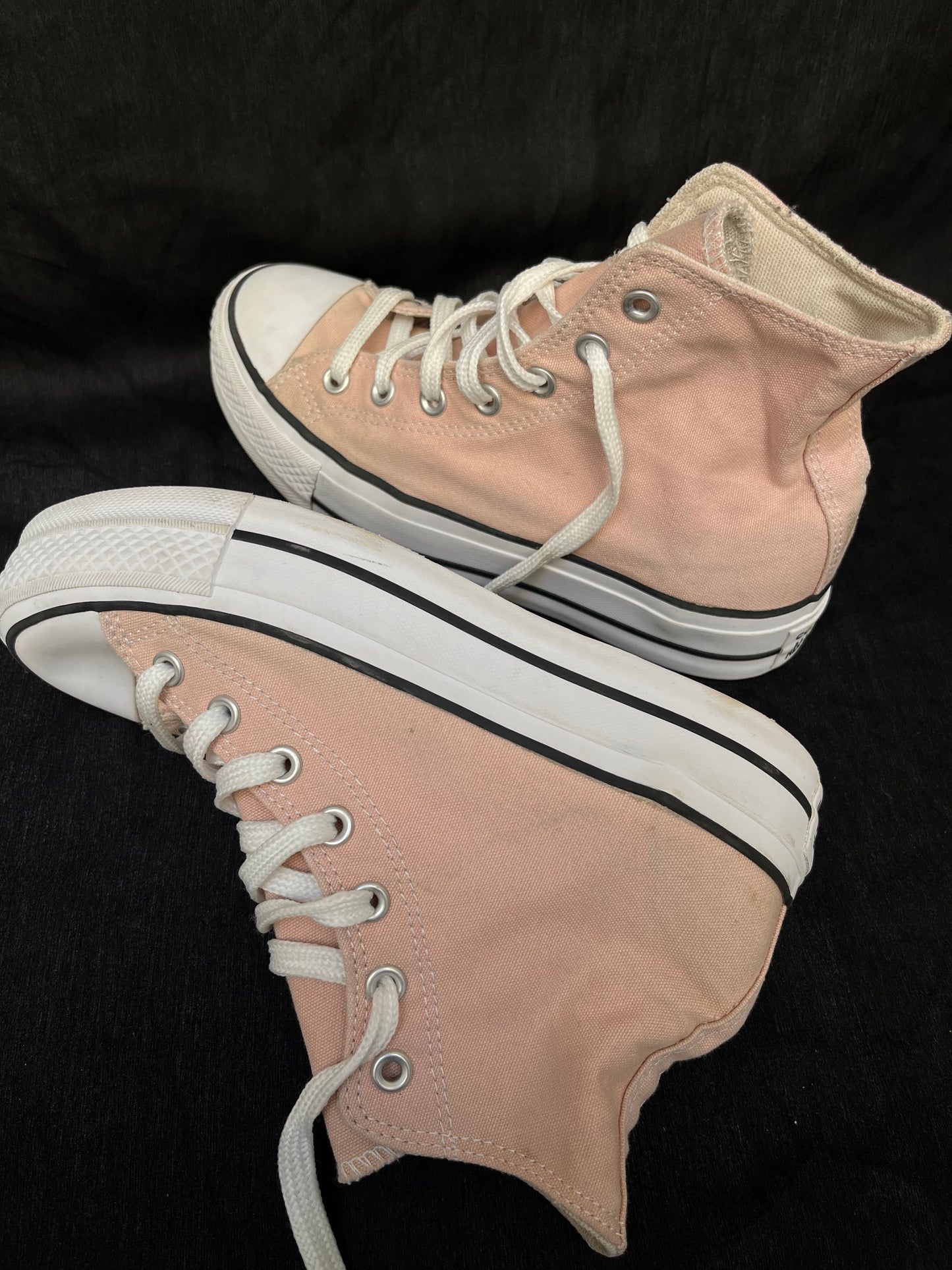 Pastel pink platform hightops (38)
