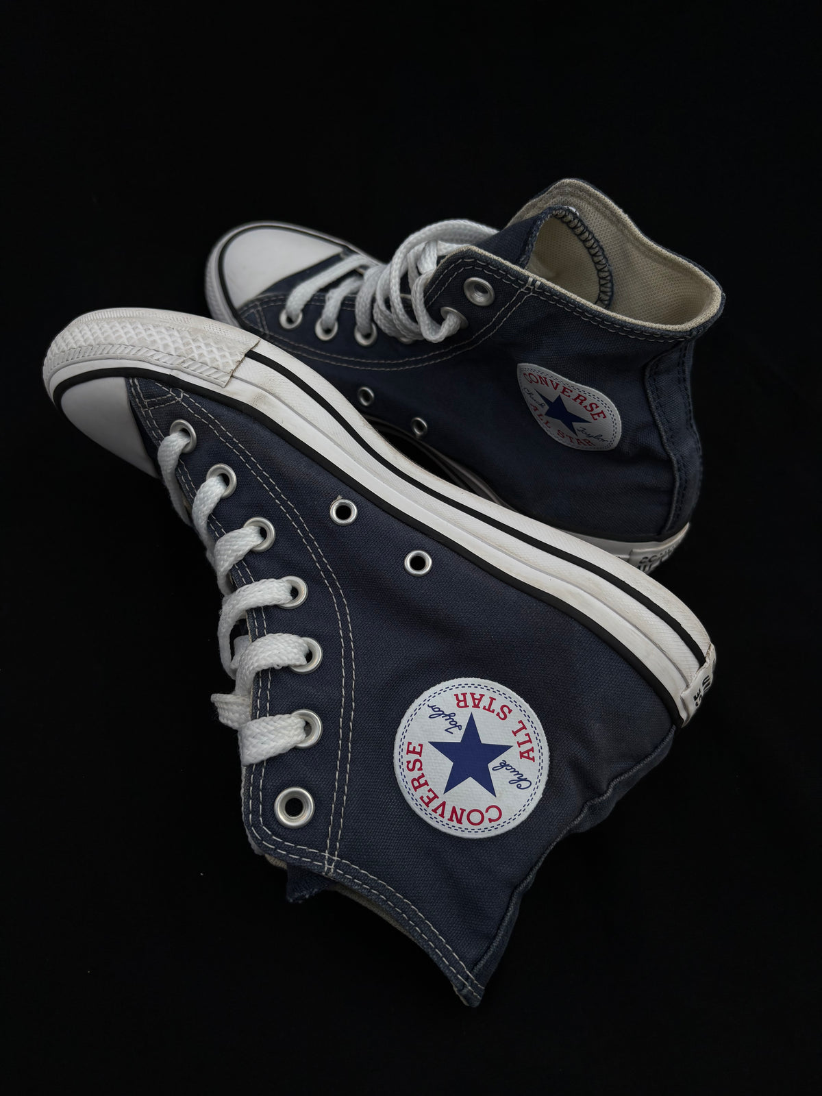 Blue hightop converse — preloved, photo 2 of 4