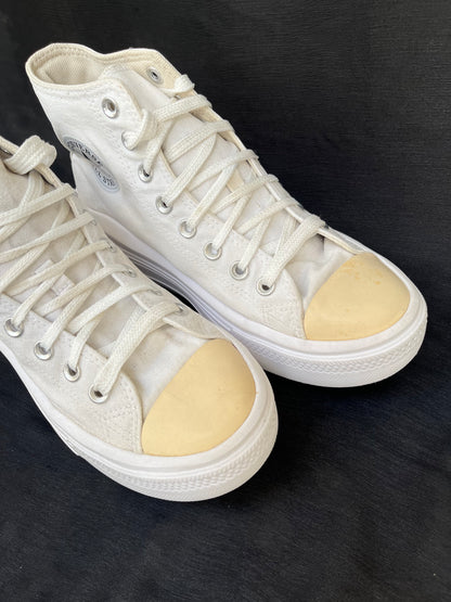 Platform white hightop move — preloved, very good condition, photo 5 of 6