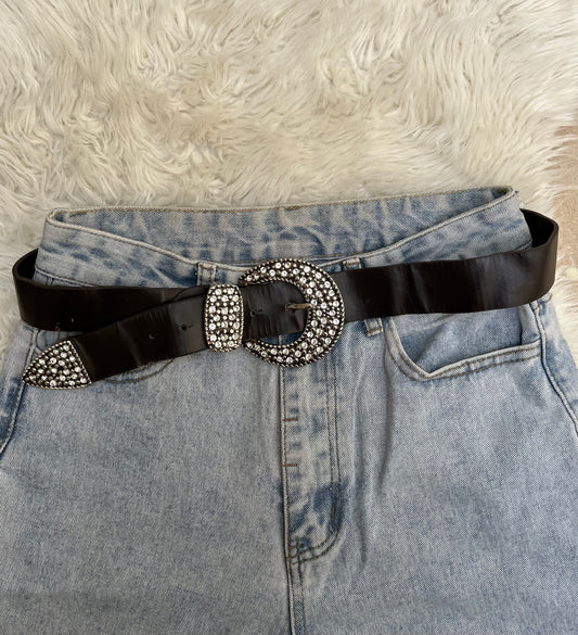y2k rhinestone belt