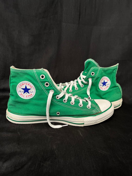 Green hightop converse (42.5)