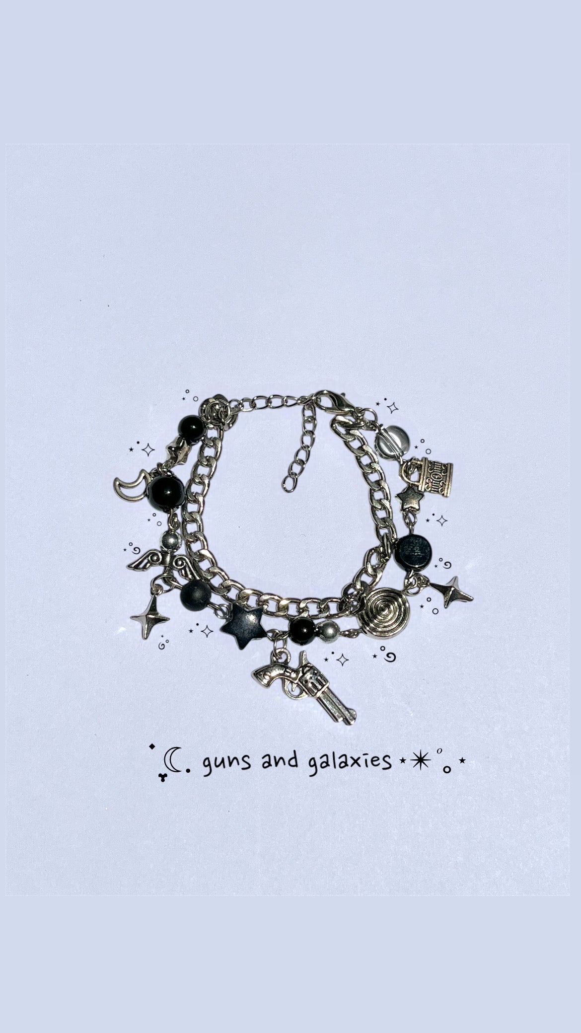guns and galaxies bracelet