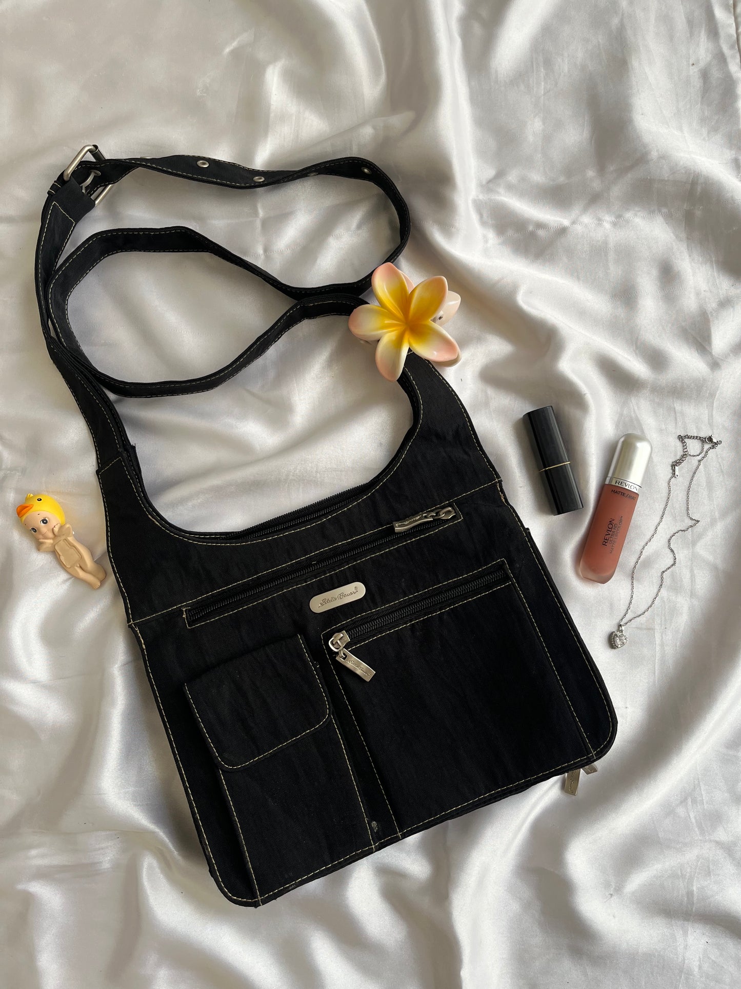 Crossbody bag drop
