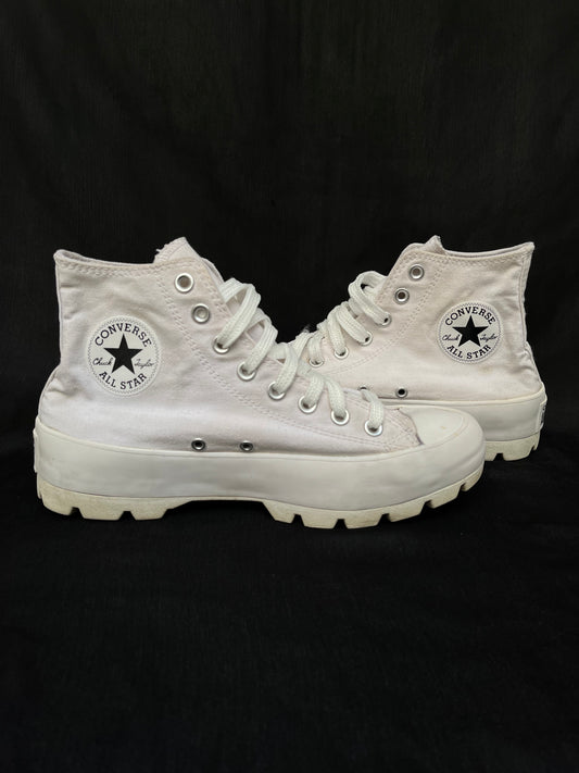 White lugged hightop