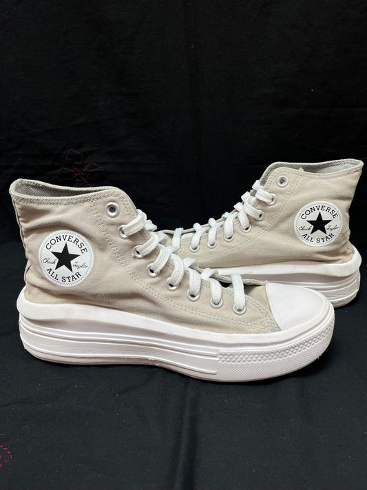 Beige hightop move