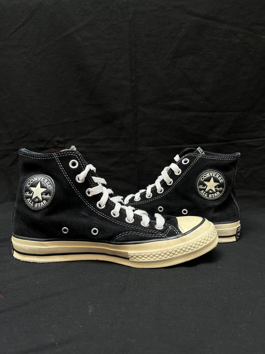 Black Hi chuck Taylor Athetic shoes