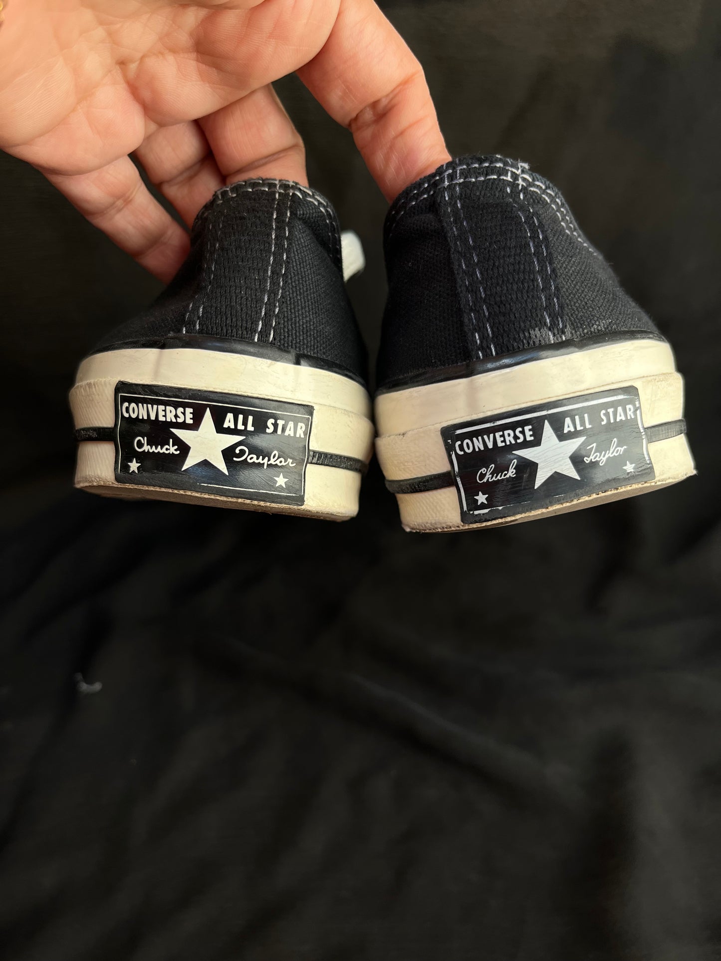 Chuck 70 black lowtops