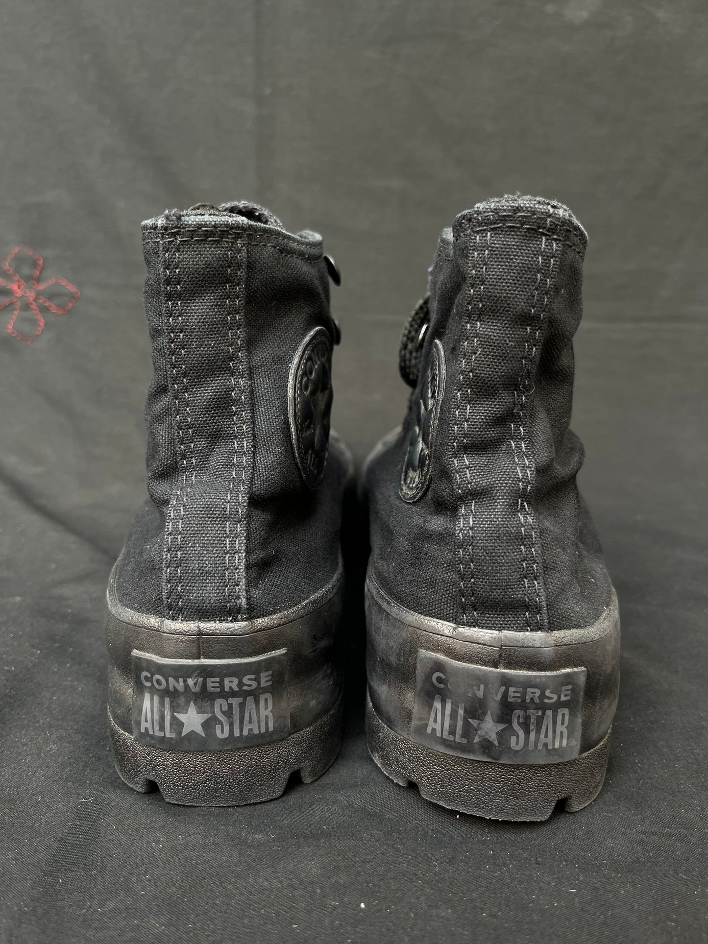 Full Black lugged high top 38