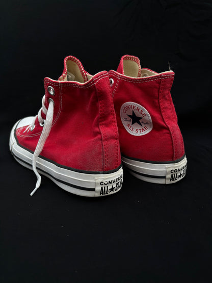 Red hightop converse — preloved, photo 3 of 4