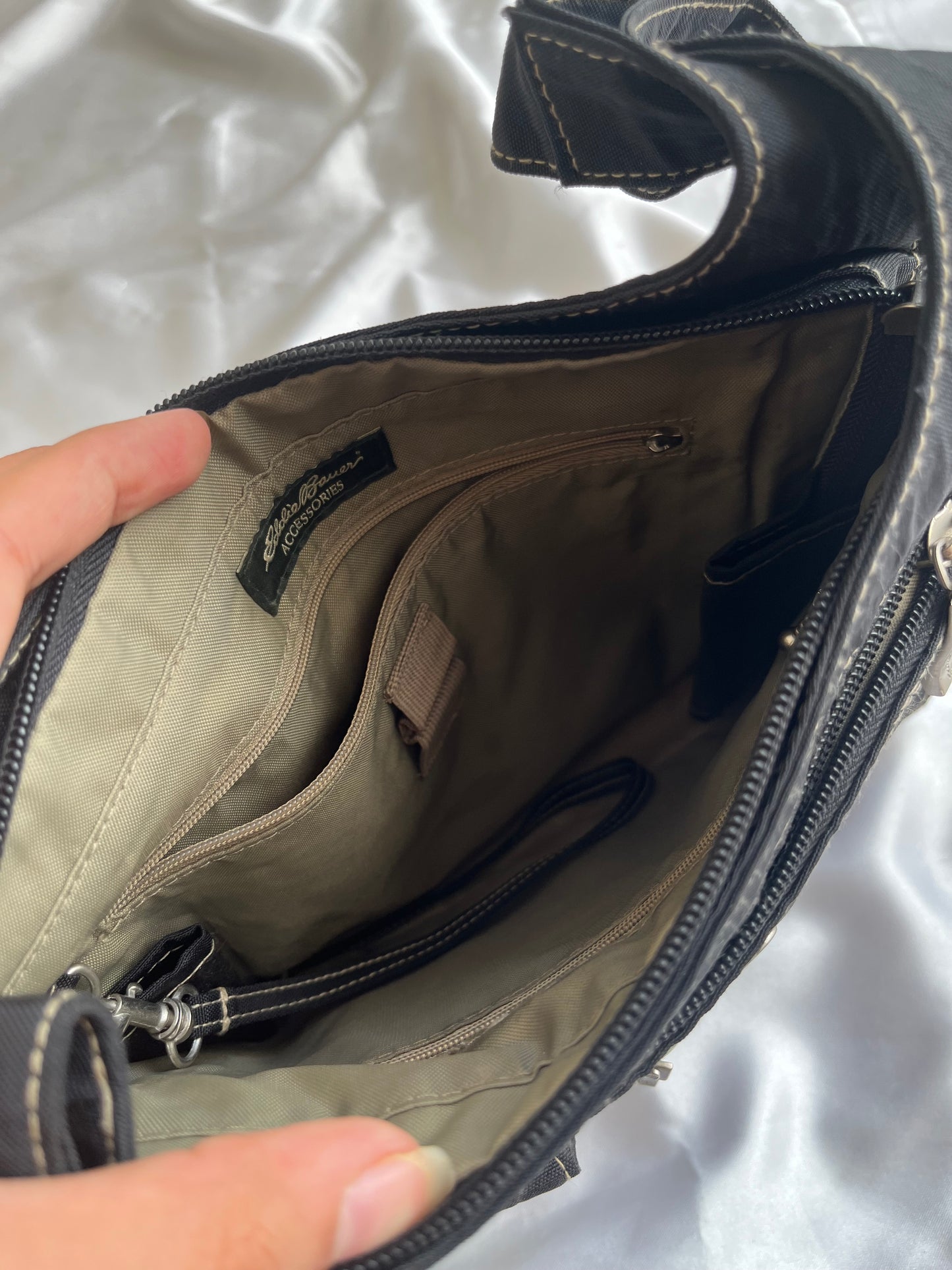 Crossbody bag drop
