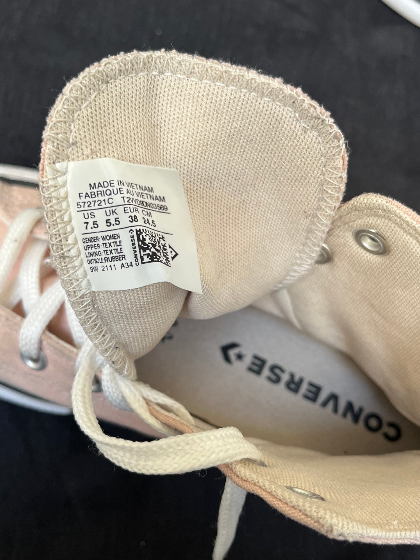 Pastel pink platform hightops (38)