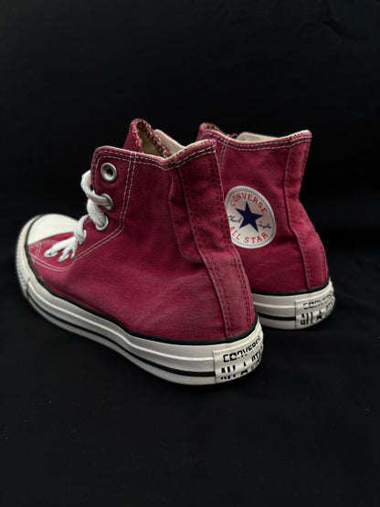 Maroon hightop converse — preloved, photo 3 of 3