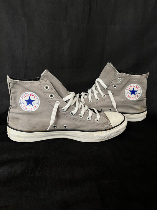 Grey hightop converse