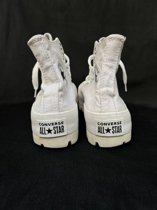 White lugged hightop