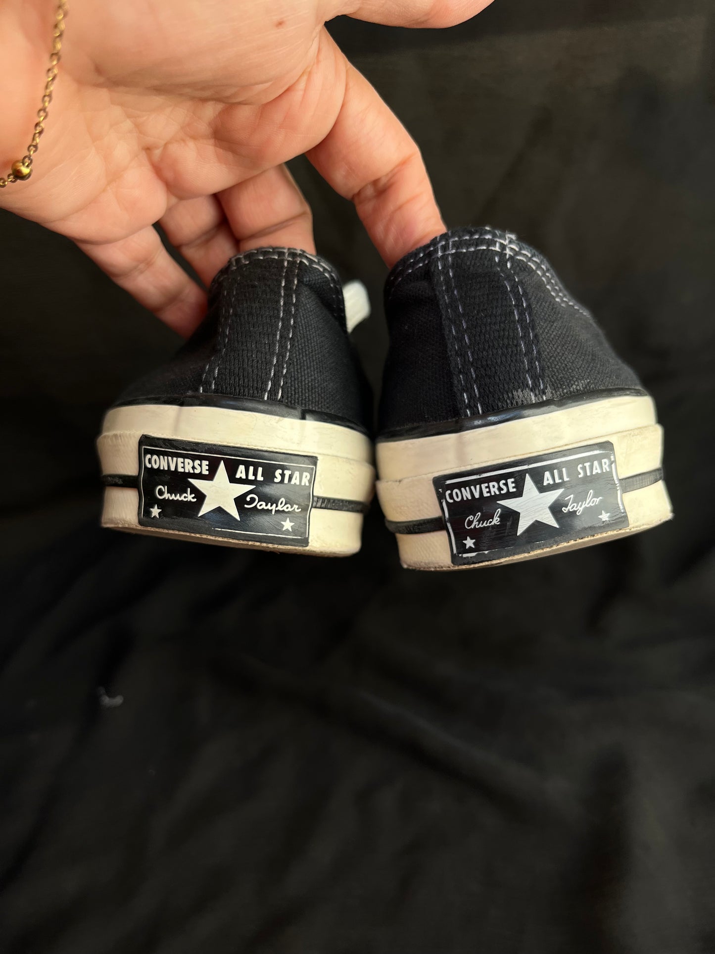 Chuck 70 black lowtops