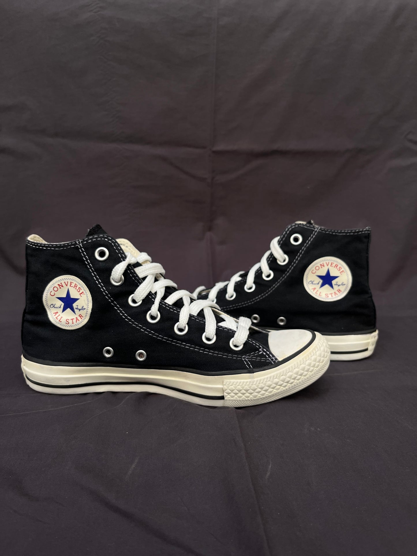 Black hightop converse