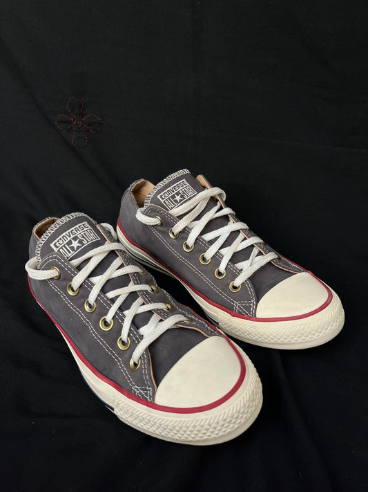 Dark dusty grey low top