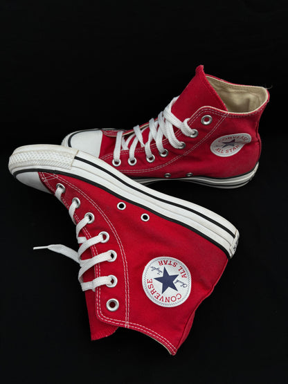 Red hightop converse — preloved, photo 2 of 4