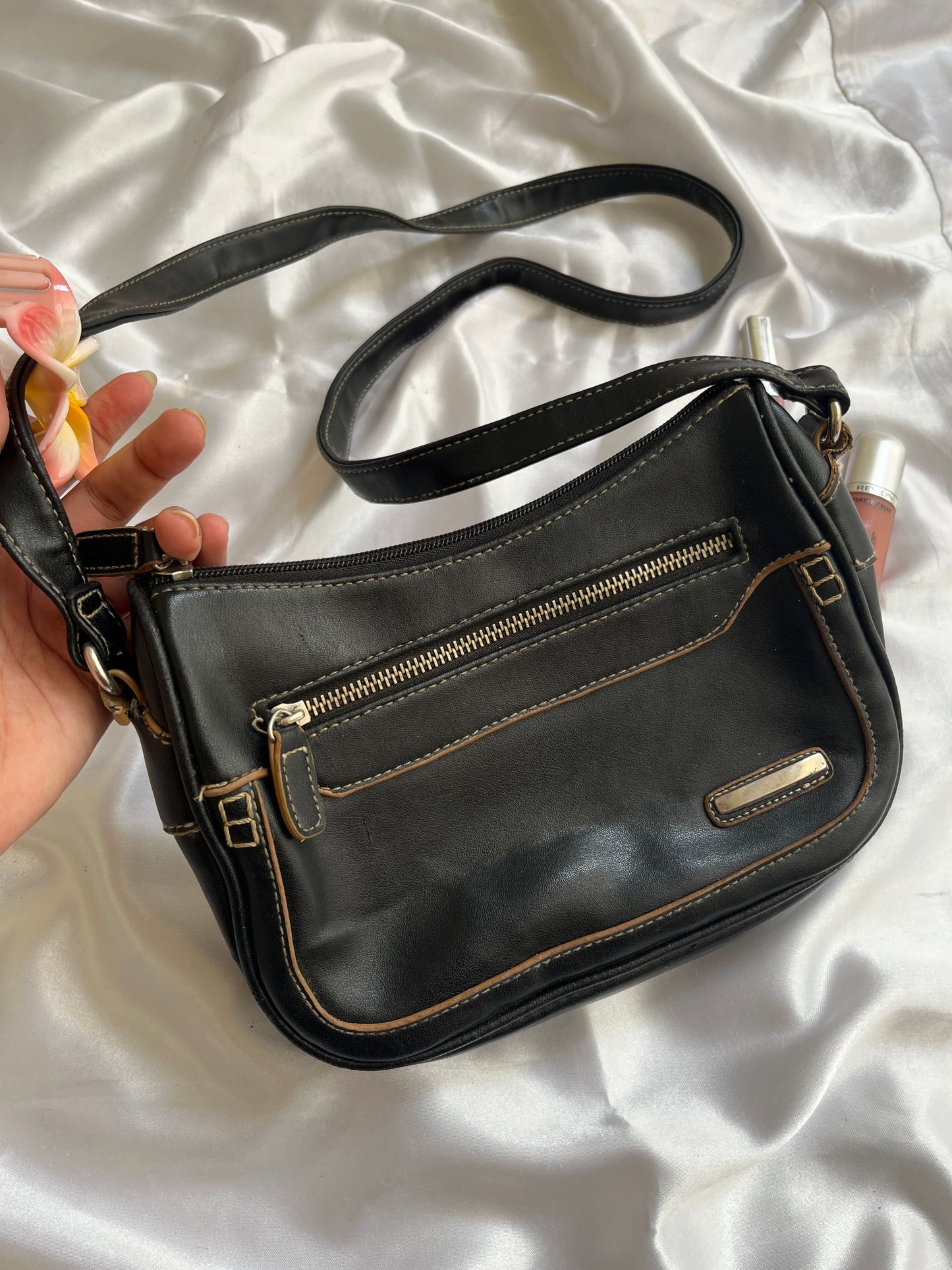 Black crossbody bag