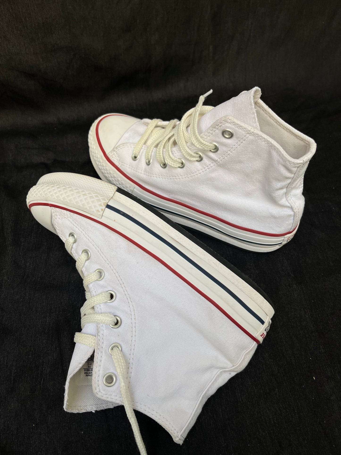 New white platform hightops