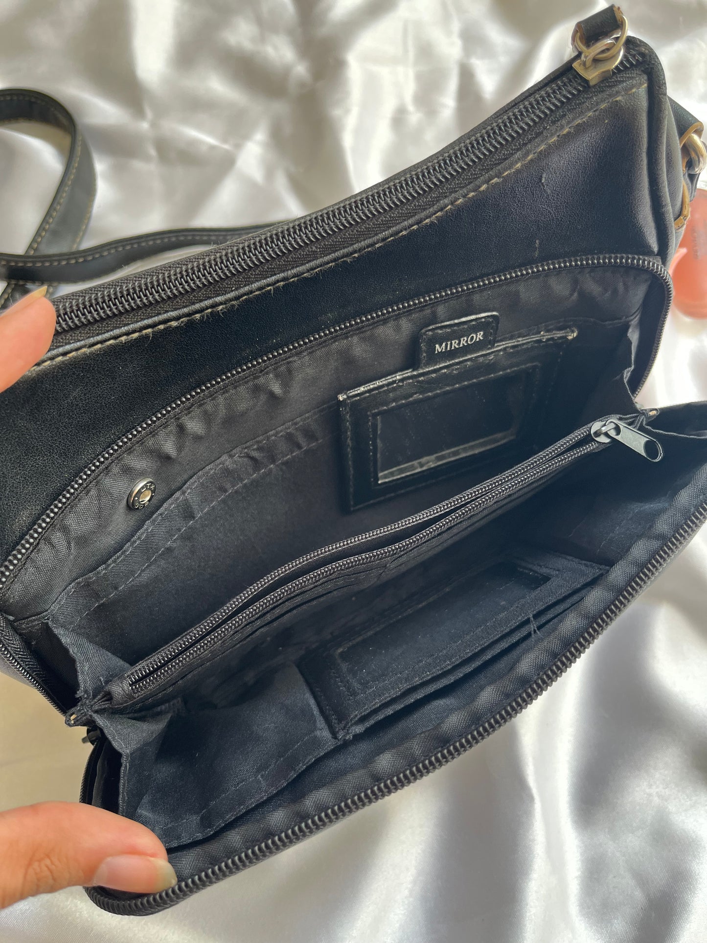 Black crossbody bag
