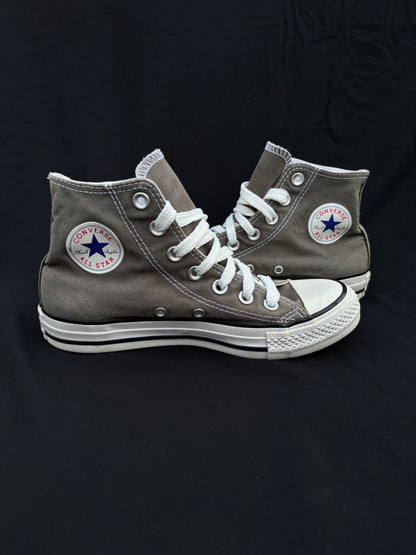 Grey hightop converse — preloved, excellent condition, photo 1 of 3