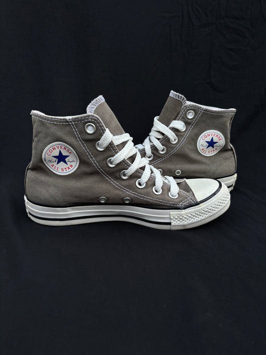 Grey hightop converse — preloved, excellent condition, photo 1 of 3