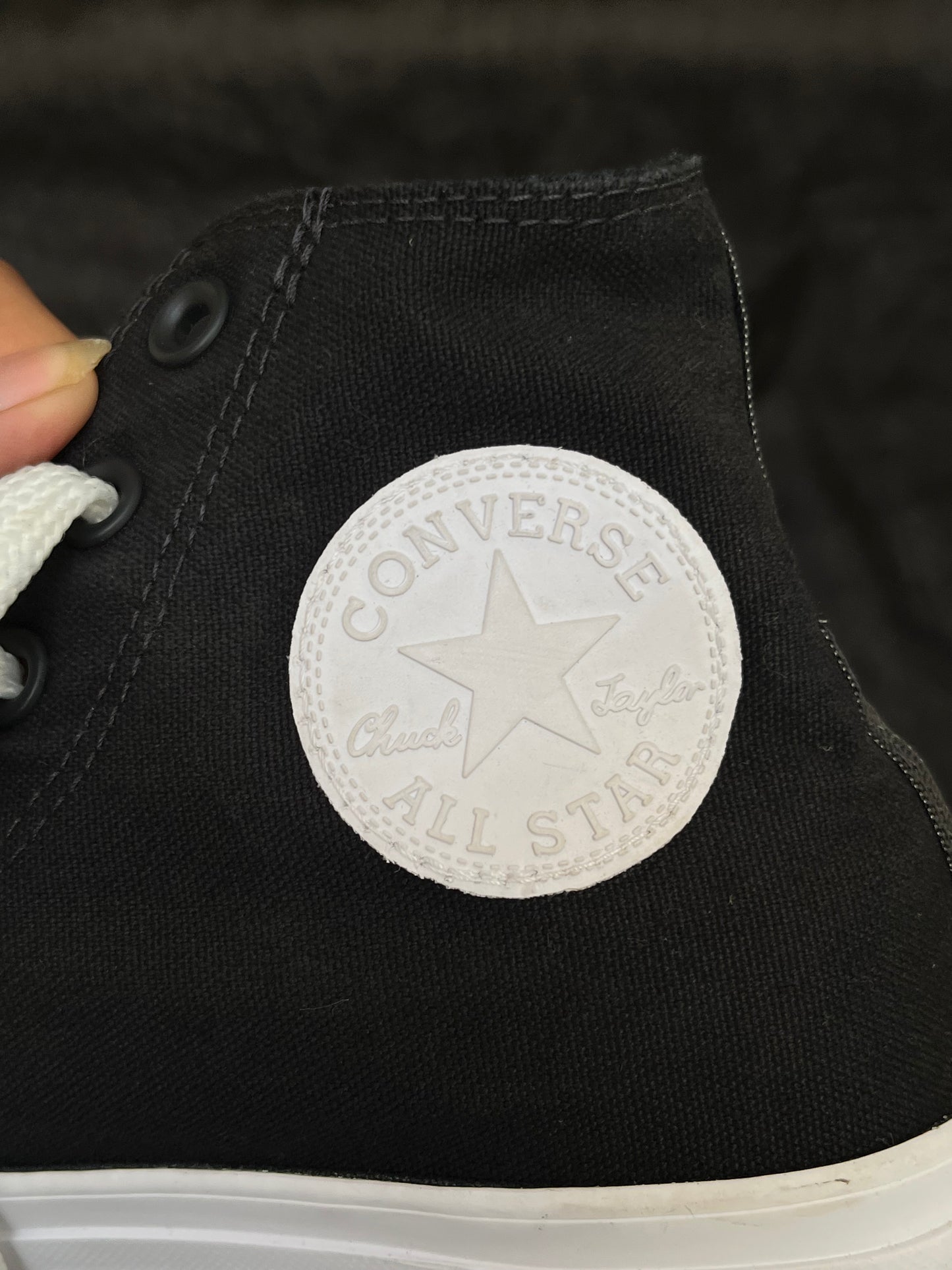 New Rare black hightops (37.5)